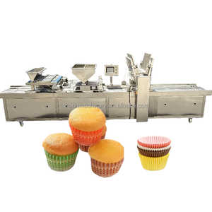 สายการผลิตสำหรับทำ<span class=keywords><strong>พ</strong></span>าย<span class=keywords><strong>เค้ก</strong></span>ทรงสี่เหลี่ยมสายการผลิตเครื่องทำคั<span class=keywords><strong>พ</strong></span><span class=keywords><strong>เค้ก</strong></span>มัฟฟินอัตโนมัติเต็มรูปแบบใช้ในโรงงาน - Product Image 3