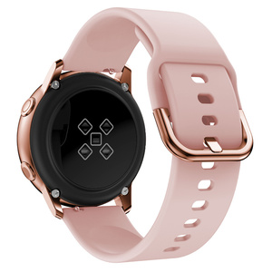 Bracelet en caoutchouc souple de remplacement, bracelets de sport en silicone pour <span class=keywords><strong>Samsung</strong></span> Galaxy Active2 <span class=keywords><strong>Watch4</strong></span>/5/6 22mm 20mm - Product Image 4