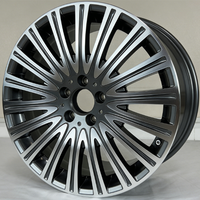 Nouvelle jante de voiture en alliage d'aluminium forgé de 19 pouces, concave, gris canon, traitement PCD 5 * 112 pour voitures Mercedes Benz