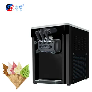 GQ-25CT 3 flavors manual Ice Cream Machine industrial self service ice cream machine with air pump