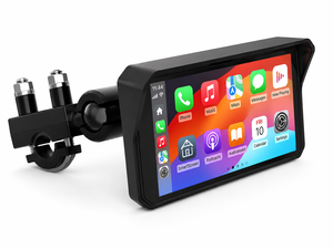 หน้าจอสัมผัสระบบนำทาง <span class=keywords><strong>GPS</strong></span> สำหรับมอเตอร์ไซค์ รองรับ CarPlay และ Android Auto สำหรับธุรกิจรถจักรยานยนต์ ผู้ผลิต ผู้จัดจำหน่าย ขายส่ง รับออเดอร์จำนวนมาก - Product Image 1