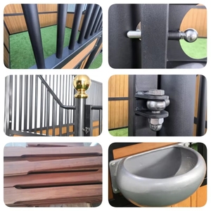 Box pour chevaux MAISTEED avec système d'alimentation intégré, grille à <span class=keywords><strong>foin</strong></span>, conception de box pour une gestion efficace de la ferme, box équestre - Product Image 2