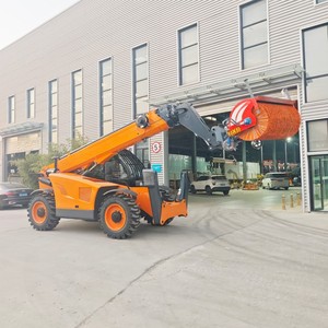 New <b>Engine</b> 4x4 4wd Telescopic Handler Adjustable <b>Lifting</b> Height Factory Direct Price for Construction - Product Image 3