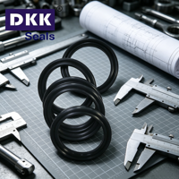 DKK Joint d'étanchéité annulaire en caoutchouc NBR/EPDM, amortisseur flottant pour cylindre plat industriel, couleur personnalisée, résistant à l'huile AS568 PG