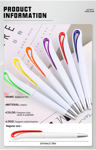 Màu nhựa bút bi với thiết kế đơn giản và tùy chỉnh xây dựng thương hiệu cho các trường học chương trình và kinh doanh quảng cáo - Product Image 3