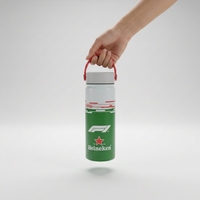 Bouteille d'eau isotherme personnalisée avec logo, 550 ml, réutilisable, en acier inoxydable 304, à double paroi, sous vide, sans BPA, anti-fuite, maintien thermique 12-24h