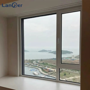Fenêtres en <span class=keywords><strong>baie</strong></span> en verre trempé insonorisées au design moderne Cadre en aluminium étanche pour salle de bain - Product Image 6