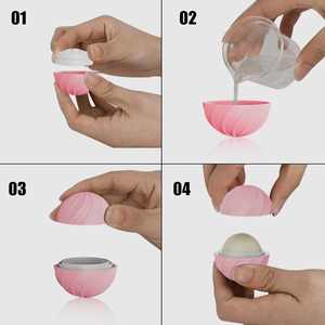 Borui Factory 7g/7ml/0.25oz PP plastique baume à lèvres conteneur pot pour crème pour le visage poudre libre Mascara coeur <span class=keywords><strong>maison</strong></span> Chapstick - Product Image 3