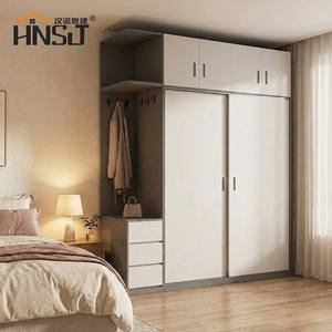 Armadi Moderni Minimalisti Autoportanti in Legno Durevole con Porte <span class=keywords><strong>Scorrevoli</strong></span> per Appartamenti o Hotel - Product Image 2