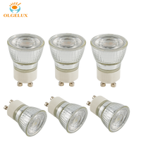 Bombilla LED GU10 GU11 MR11 para Foco, 35mm 1.38in 5W 470LM AC180-260V, Lámpara LED para Riel