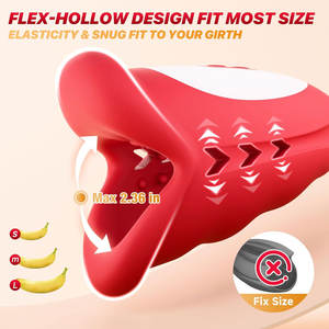 Masturbador Masculino, Juguetes Sexuales para Hombres Gay con Diseño Hueco, 10 Modos de Ondulación y Vibración para 360° °   Vibrador Stroker con Control por Aplicación - Product Image 3