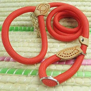 Tali Kekang Anjing Baru, Tali Kekang Model Slip Rope, Tali Kekang Tugas Berat dari Tali Kepang, Tali Kekang dengan Loop yang Dapat Disesuaikan, Tali Kekang Tugas Berat dari Tali Kepang untuk Latihan Anjing - Product Image 3