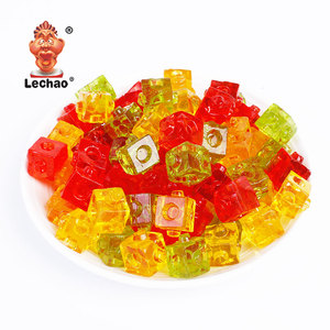 Bonbons Gélifiés en Forme de Blocs de Construction Colorés, <span class=keywords><strong>Prix</strong></span> Usine, Faible MOQ, Bonbons Halal Sucrés et Fruités en Vrac - Product Image 2