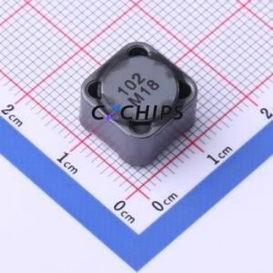 CDRH127L125NP-102MC ตัวเหนี่ยวนำไฟฟ้าแบบ SMD, ขนาด 12x12 มม. ( ค่าความเหนี่ยวนำ: 1mH ) ( ความแม่นยำ: 20% กระแสไฟฟ้าที่กำหนด: 640mA ) - Product Image 1