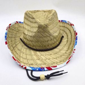 Custom Print Fishing Surf Lifeguard Beach Sun <b>Hat</b> Mexican Sombrero Wide Brim <b>Hat</b> Lifeguard Custom <b>Straw</b> Lifeguard <b>Straw</b> <b>Hat</b> - Product Image 2