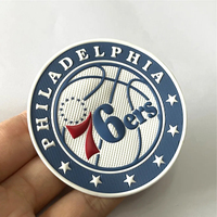 Étiquettes thermocollantes en TPU, transfert de chaleur, gaufrées, vente en gros, personnalisées, sérigraphiées, patchs 3D en TPU avec logo de club de football, badges en TPU