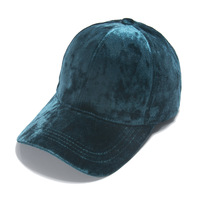 Gorra de Béisbol de Terciopelo Grueso Unisex para Otoño e Invierno, Estructurada de 6 Paneles, Cálida, Resistente al Viento, 100% Poliéster