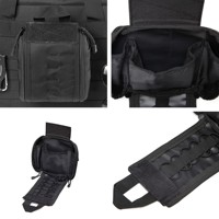 Trousse de premiers secours tactique Molle personnalisée pour l'extérieur, sac de survie et de sauvetage en milieu sauvage, sac de rangement pour fournitures médicales d'urgence en voiture