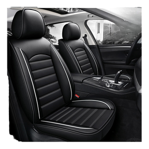 Four Seasons Luxury CX-5 <strong>Mini</strong> Car <strong>Seat</strong> <strong>Covers</strong> Full Set Universal Ice Silk PU Leather Lumbar Cushion Headrest Pillow Interior - Product Image 1