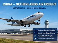 Envío Aéreo + Express desde China a Países Bajos, Despacho de Aduanas DDP, Entrega Puerta a Puerta, Opciones Multicanal, Seguimiento en Tiempo Real