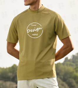 Maglietta da Golf Personalizzata con Collo Alto per Uomo, Stampa Personalizzata, Cotone Poliestere Spandex, T-Shirt Sportiva Aderente - Product Image 3