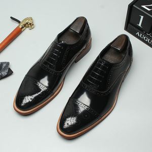 Zapatos Oxford de Cuero Genuino para Hombre, de Alta Calidad, al por Mayor, para Negocios, Casuales y de Vestir - Product Image 4
