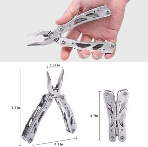 <span class=keywords><strong>Multitool</strong></span> 12 en 1 Multi-Pince avec jeu d'embouts de tournevis Kit d'outils multiples en acier inoxydable pour l'extérieur, le camping et la randonnée - Product Image 2