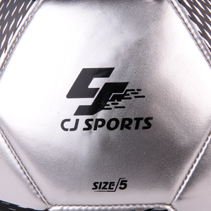 Balón de Fútbol CJ Sports Plateado de TPU Tamaño 5, Duradero, 410-450g, Cosido a Máquina, para Recreación/Entrenamiento/Partido - Product Image 2