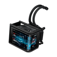 Refroidisseur liquide pour processeur ROG Ryuo IV SLC 360 ARGB 360 mm AIO avec écran AMOLED 2K de 6,67 pouces, compatible avec les boîtiers d'ordinateur de jeu à vision directe