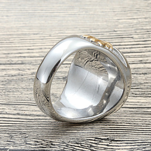 yunnique Freemason <b>Ring</b> Men's Stainless Steel Geometric Design Gift Jewelry Interlocking Color 27072 - Product Image 2