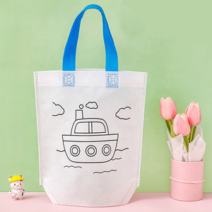 Meilleur prix sac écologique non tissé de haute qualité recyclable sac fourre-tout d'épicerie imprimé avec logo personnalisé sac non tissé - Product Image 2