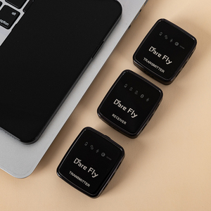 Dare Fly D608 מיקרופון אודיו נייד 2.4GHz מקצועי אלחוטי לבליר דש מיקרופון לטלפון - Product Image 6