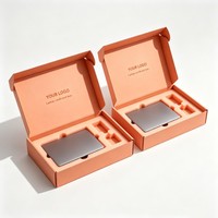 Boîte en papier personnalisable de haute qualité, robuste et recyclable, avec coussinets de protection pour ordinateur portable, moniteur et produits électroniques – Vente en gros