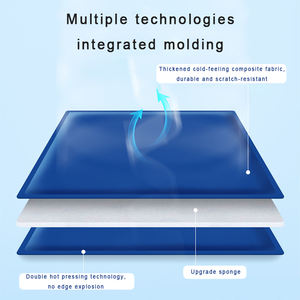 Sommer kühlung Haustier Eis Hund Matte Pads Katze Eis Pads Schwamm <span class=keywords><strong>Gel</strong></span> Eis matten - Product Image 3