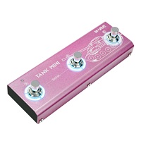 M-VAVE TANK MINI Contrôleur de pied multi-préréglages, 3 banques de préréglages, contrôle +/-, Contrôleur MIDI compact pour effets multiples guitare/basse