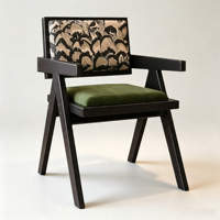 Chaise de salle à manger en bois d'hévéa, vente en gros, fabricant, expédition en conteneur