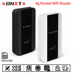 DNXT WiFi de bolsillo WiFi6 300Mbps, punto de acceso móvil WPS, módem mifi de 3000mAh, WiFi de bolsillo 4G con Tipo-C para viajes - Product Image 1