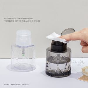 Bouteille à pression verrouillable haute transparence la plus vendue, grande capacité, distributeur de liquide pour manucure, vente en gros pour l'art des ongles - Product Image 1