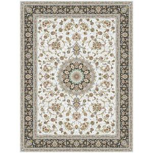 Alfombra de seda hecha a mano de primera calidad con diseño floral elegante, superficie de tacto suave y alfombra ligera duradera para interiores modernos - Product Image 2