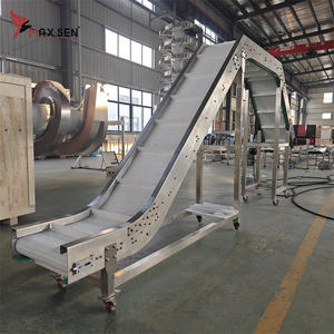 Maxsen trasportatore a nastro modulare a forma di Z di alta qualità regolabile in altezza inclinato trasportatore Cina cibo uso industriale fatto in plastica PU - Product Image 5