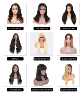 Perruque Full Lace en Vison Cheveux Péruviens Attachés à la Main avec des Cheveux de Bébé 12 "16" 20 "30" Options de Longueur - Product Image 6