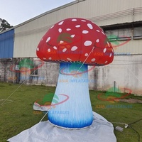 Décorations : Modèle de champignon gonflable géant avec lumière pour événements, scène, champignon gonflable LED