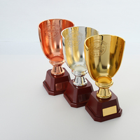 Tasse métallique de sport de haute qualité, logo personnalisé de compétition mondiale