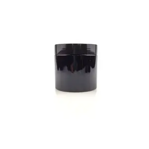 Hete Verkoop Luxe Huisdier Zalf Pot Plastic 100Ml 150Ml 250Ml 500Ml Zwarte Cosmetische Pot Voor Crème Huidverzorging Verpakking
