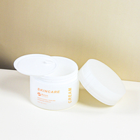 Pots en plastique PP écologiques 50g 100g vides pour crème, cosmétiques, crème visage, beurre corporel, lotion de soin, crème contour des yeux