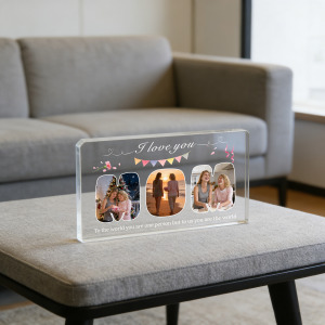 Targa in Acrilico Personalizzata con Foto per la Mamma, Miglior <span class=keywords><strong>Regalo</strong></span> per la Festa della Mamma da Parte della <span class=keywords><strong>Figlia</strong></span> - Product Image 3