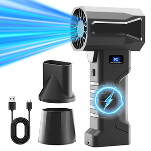 V8 Portable Electric Leaf Blower Cordless Violent Fan Dust Removal Car Drying Brushless Turbine Motor Mini Fan - Product Image 3