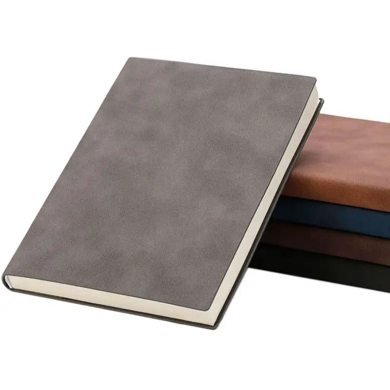 Cuaderno de cuero con tapa blanda para agenda, cuaderno de notas de estilo clásico con diseño moderno y personalizado, de cuero pu suave a5