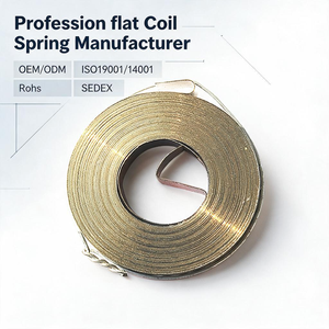 Muelles de potencia de bobina plana de alto torque SUS301 del fabricante para correas de perro - Product Image 1
