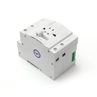 FZRH 63A 220V 2P Commutateur de transfert automatique monophasé sur rail DIN 10kA, interrupteur de transfert intelligent pour usage domestique